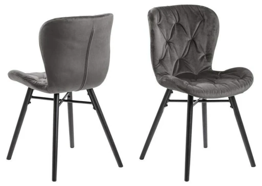 ACTONA Krzesło BATILDA VIC -  fabric dark grey 28