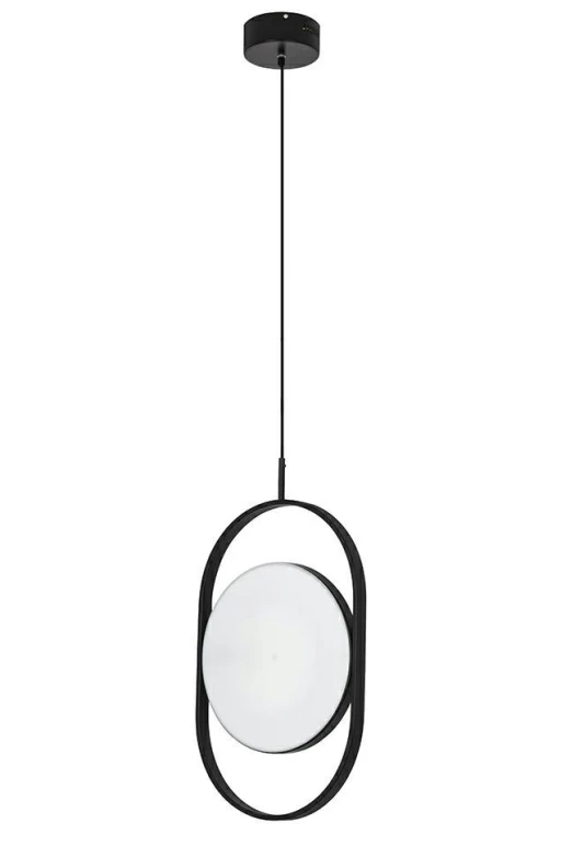 Lampa wisząca SPINNER 38 czarna - LED, aluminium