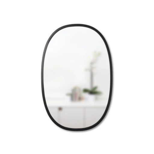 UMBRA lustro wiszące HUB OVAL 24x36 -czarne