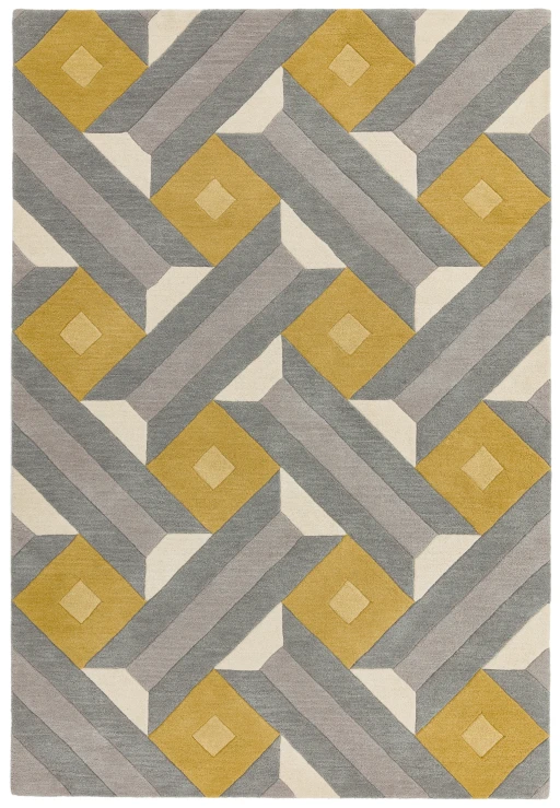 Asiatic Reef RF01 Motif Ochre Grey