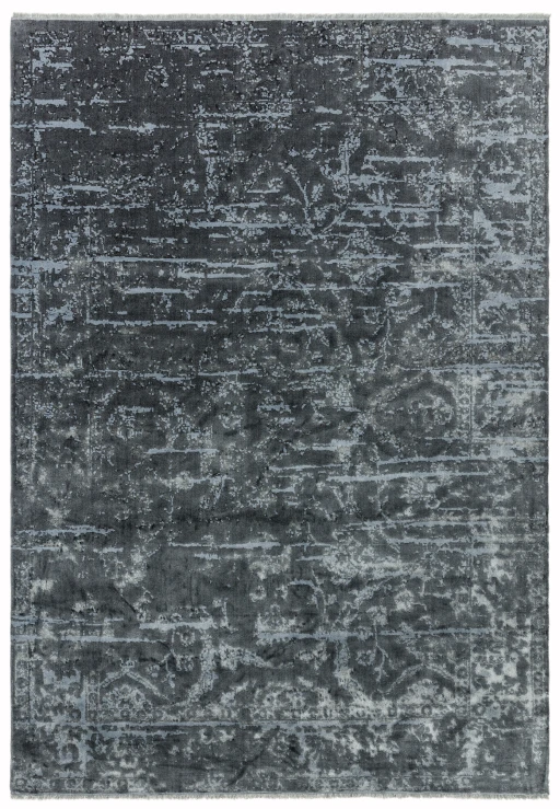 Asiatic Zehraya ZE07 Charcoal Abstract